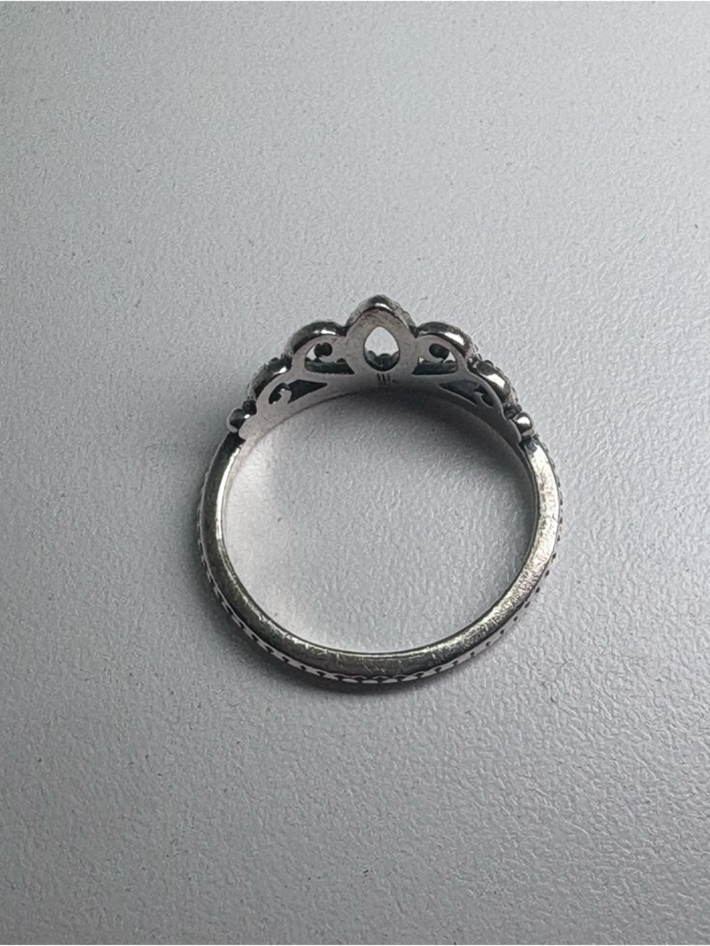 James Avery Retired Beaded Tiara Ring Size 9.5 - Picture 3 of 4